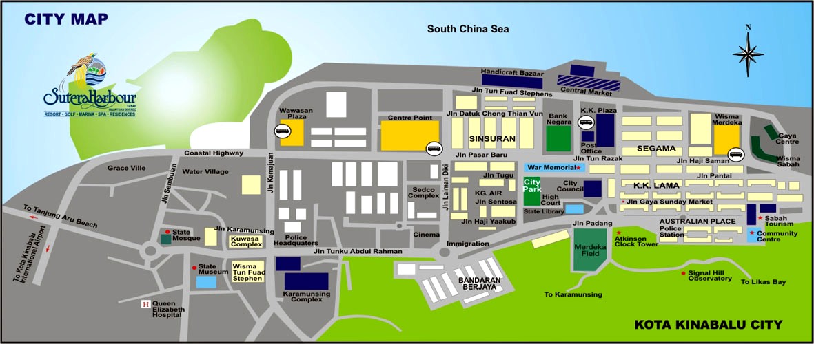 Kota Kinabalu CityMap