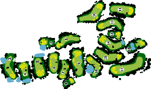 Aruja Golf Clube Layout