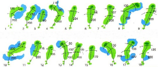 Monterez Golf Course Layout