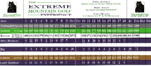 SilverTip Scorecard