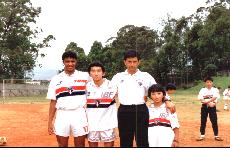 サンパウロFCの監督と!