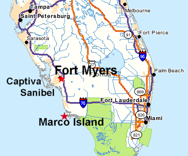 Fort Myers-map